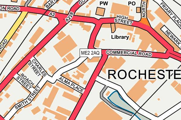 ME2 2AQ map - OS OpenMap – Local (Ordnance Survey) ME2 2AQ map - OS OpenMap – Local (Ordnance Survey)