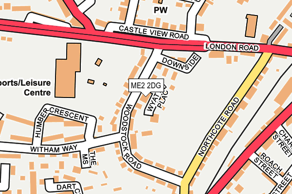 ME2 2DG map - OS OpenMap – Local (Ordnance Survey) ME2 2DG map - OS OpenMap – Local (Ordnance Survey)