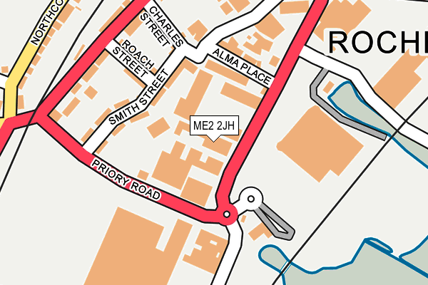 ME2 2JH map - OS OpenMap – Local (Ordnance Survey)