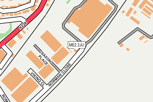 ME2 2JU map - OS OpenMap – Local (Ordnance Survey) ME2 2JU map - OS OpenMap – Local (Ordnance Survey)