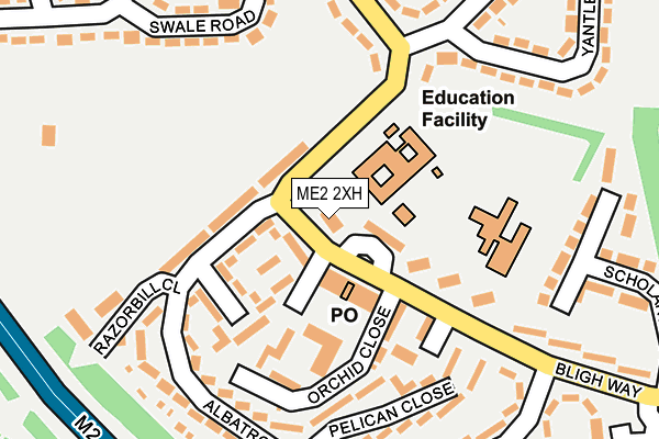 ME2 2XH map - OS OpenMap – Local (Ordnance Survey) ME2 2XH map - OS OpenMap – Local (Ordnance Survey)