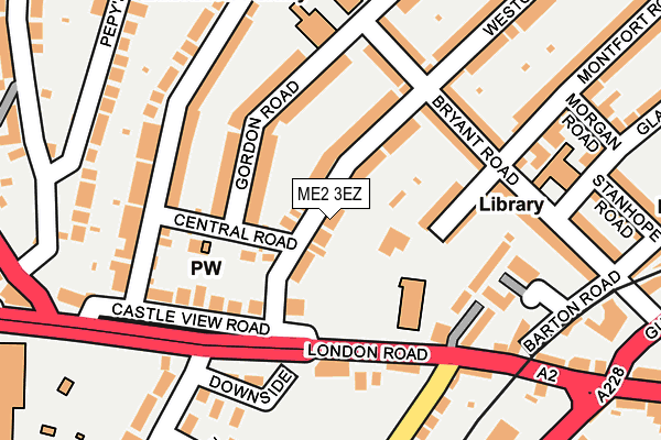 ME2 3EZ map - OS OpenMap – Local (Ordnance Survey) ME2 3EZ map - OS OpenMap – Local (Ordnance Survey)