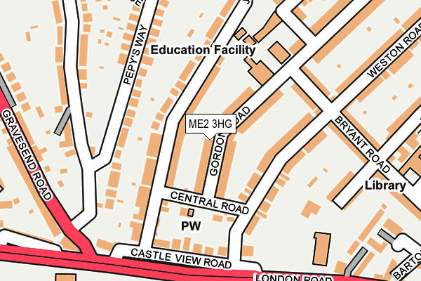 ME2 3HG map - OS OpenMap – Local (Ordnance Survey)