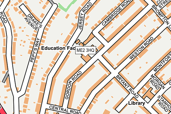 ME2 3HQ map - OS OpenMap – Local (Ordnance Survey) ME2 3HQ map - OS OpenMap – Local (Ordnance Survey)