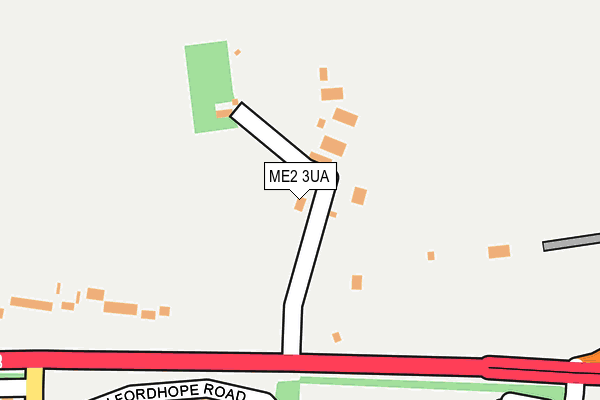 ME2 3UA map - OS OpenMap – Local (Ordnance Survey) ME2 3UA map - OS OpenMap – Local (Ordnance Survey)