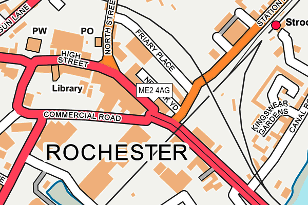 ME2 4AG map - OS OpenMap – Local (Ordnance Survey) ME2 4AG map - OS OpenMap – Local (Ordnance Survey)