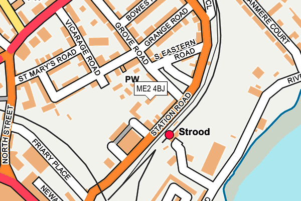 ME2 4BJ map - OS OpenMap – Local (Ordnance Survey) ME2 4BJ map - OS OpenMap – Local (Ordnance Survey)