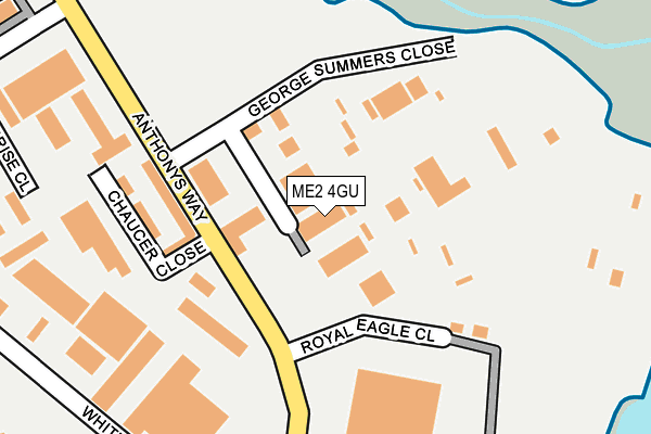 ME2 4GU map - OS OpenMap – Local (Ordnance Survey) ME2 4GU map - OS OpenMap – Local (Ordnance Survey)