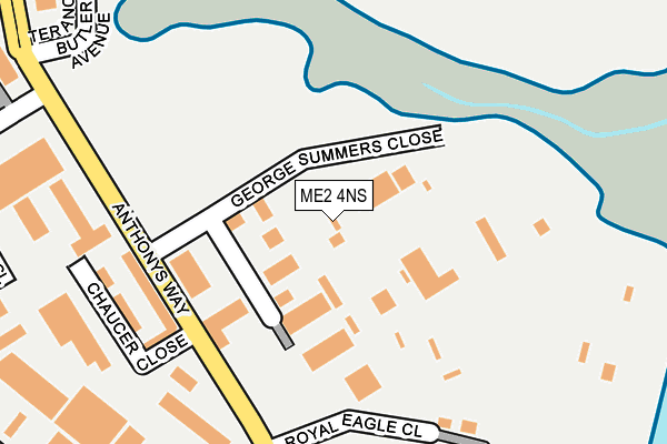 ME2 4NS map - OS OpenMap – Local (Ordnance Survey) ME2 4NS map - OS OpenMap – Local (Ordnance Survey)