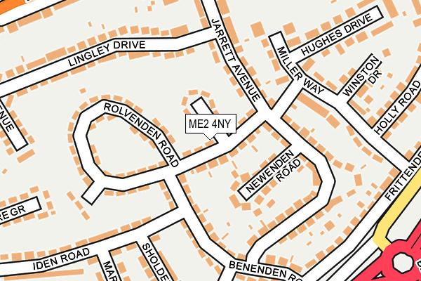 ME2 4NY map - OS OpenMap – Local (Ordnance Survey) ME2 4NY map - OS OpenMap – Local (Ordnance Survey)
