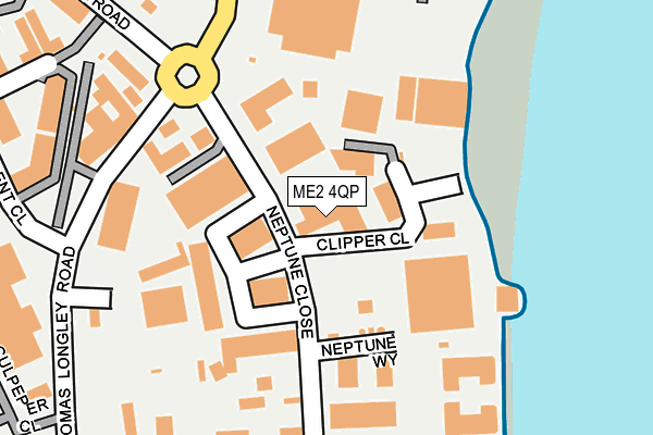 ME2 4QP map - OS OpenMap – Local (Ordnance Survey) ME2 4QP map - OS OpenMap – Local (Ordnance Survey)