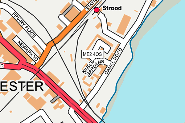 ME2 4QS map - OS OpenMap – Local (Ordnance Survey) ME2 4QS map - OS OpenMap – Local (Ordnance Survey)