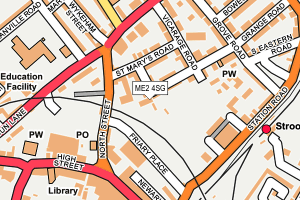 ME2 4SG map - OS OpenMap – Local (Ordnance Survey) ME2 4SG map - OS OpenMap – Local (Ordnance Survey)