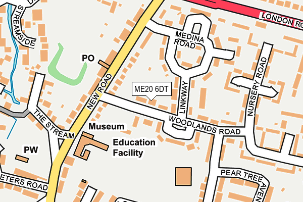 ME20 6DT map - OS OpenMap – Local (Ordnance Survey) ME20 6DT map - OS OpenMap – Local (Ordnance Survey)