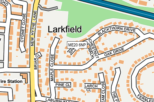 ME20 6NP map - OS OpenMap – Local (Ordnance Survey) ME20 6NP map - OS OpenMap – Local (Ordnance Survey)