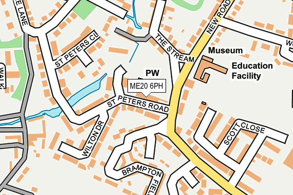 ME20 6PH map - OS OpenMap – Local (Ordnance Survey) ME20 6PH map - OS OpenMap – Local (Ordnance Survey)