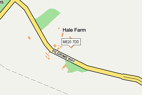 ME20 7DD map - OS OpenMap – Local (Ordnance Survey) ME20 7DD map - OS OpenMap – Local (Ordnance Survey)