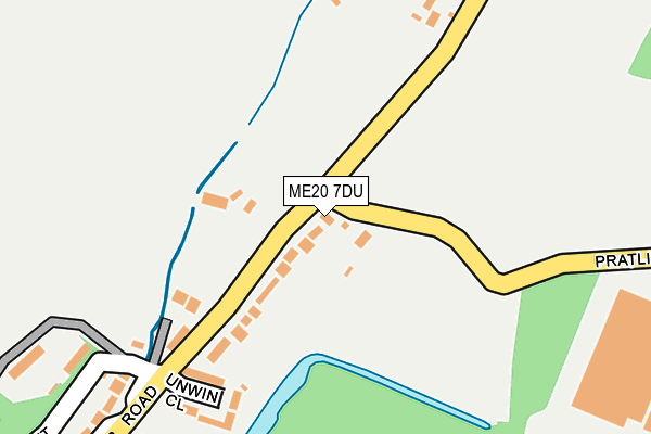 ME20 7DU map - OS OpenMap – Local (Ordnance Survey) ME20 7DU map - OS OpenMap – Local (Ordnance Survey)