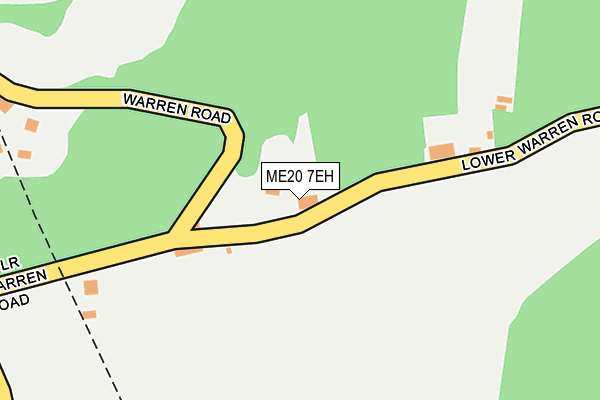 ME20 7EH map - OS OpenMap – Local (Ordnance Survey) ME20 7EH map - OS OpenMap – Local (Ordnance Survey)