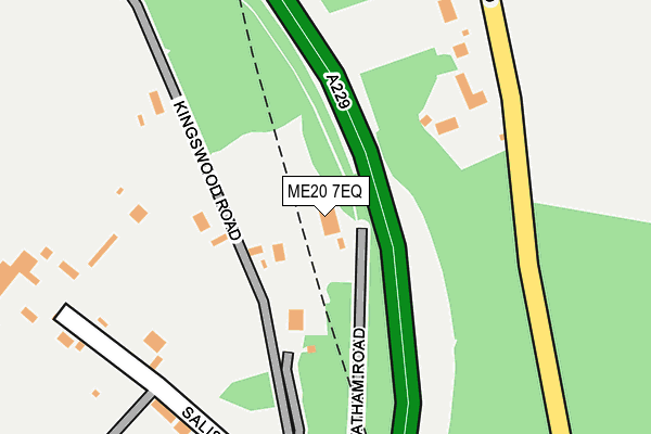ME20 7EQ map - OS OpenMap – Local (Ordnance Survey) ME20 7EQ map - OS OpenMap – Local (Ordnance Survey)