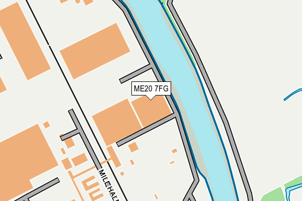 ME20 7FG map - OS OpenMap – Local (Ordnance Survey) ME20 7FG map - OS OpenMap – Local (Ordnance Survey)