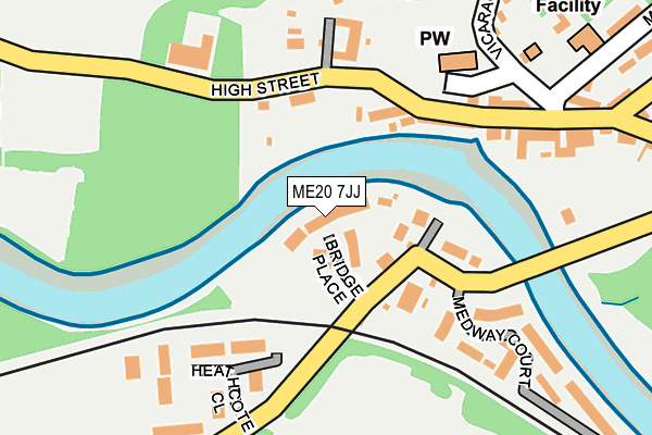 ME20 7JJ map - OS OpenMap – Local (Ordnance Survey) ME20 7JJ map - OS OpenMap – Local (Ordnance Survey)