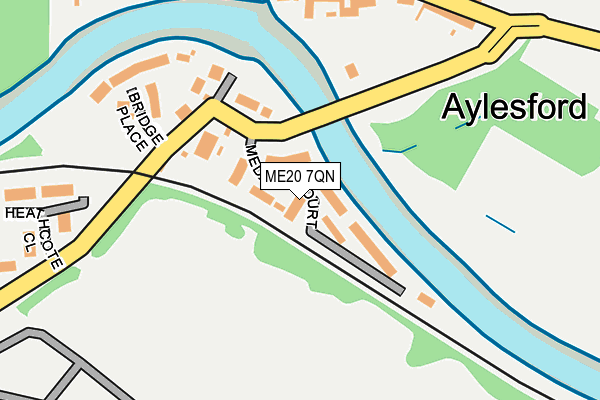 ME20 7QN map - OS OpenMap – Local (Ordnance Survey) ME20 7QN map - OS OpenMap – Local (Ordnance Survey)
