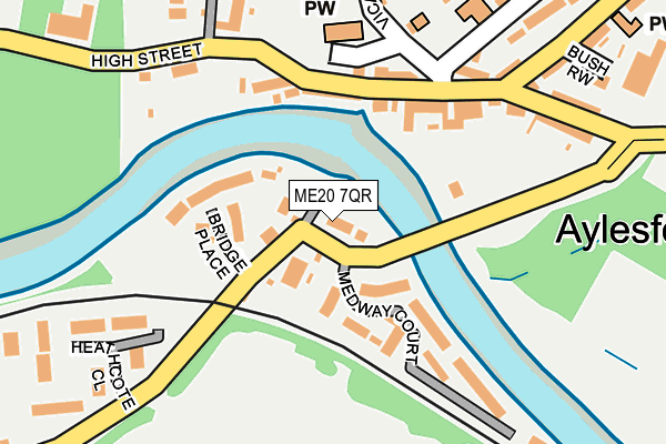 ME20 7QR map - OS OpenMap – Local (Ordnance Survey) ME20 7QR map - OS OpenMap – Local (Ordnance Survey)