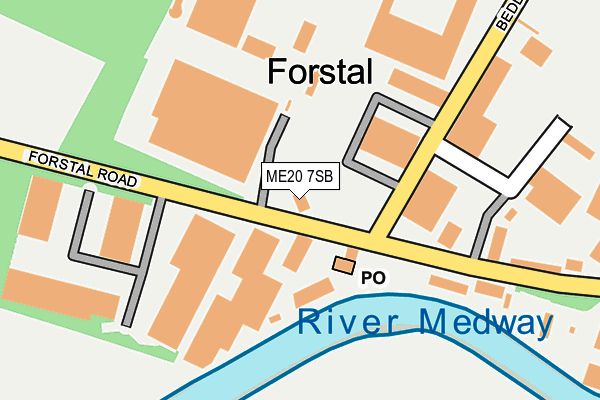 ME20 7SB map - OS OpenMap – Local (Ordnance Survey) ME20 7SB map - OS OpenMap – Local (Ordnance Survey)