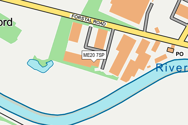ME20 7SP map - OS OpenMap – Local (Ordnance Survey)