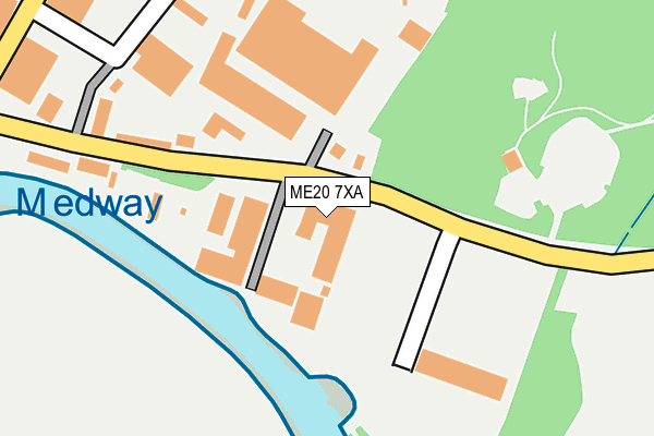 ME20 7XA map - OS OpenMap – Local (Ordnance Survey) ME20 7XA map - OS OpenMap – Local (Ordnance Survey)