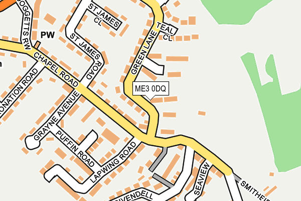 ME3 0DQ map - OS OpenMap – Local (Ordnance Survey) ME3 0DQ map - OS OpenMap – Local (Ordnance Survey)
