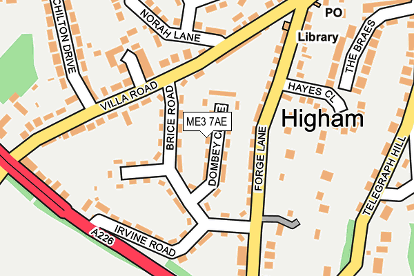 ME3 7AE map - OS OpenMap – Local (Ordnance Survey) ME3 7AE map - OS OpenMap – Local (Ordnance Survey)