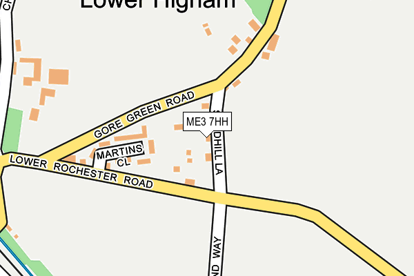 ME3 7HH map - OS OpenMap – Local (Ordnance Survey) ME3 7HH map - OS OpenMap – Local (Ordnance Survey)
