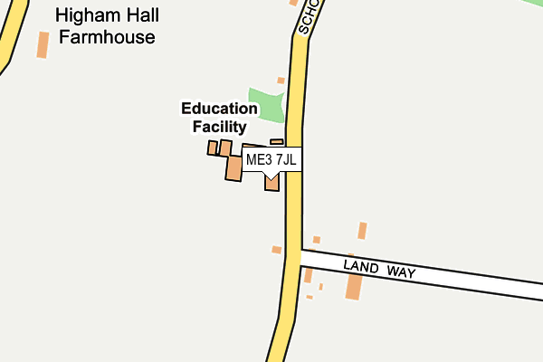 ME3 7JL map - OS OpenMap – Local (Ordnance Survey) ME3 7JL map - OS OpenMap – Local (Ordnance Survey)