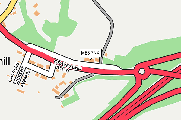 ME3 7NX map - OS OpenMap – Local (Ordnance Survey) ME3 7NX map - OS OpenMap – Local (Ordnance Survey)