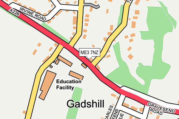 ME3 7NZ map - OS OpenMap – Local (Ordnance Survey) ME3 7NZ map - OS OpenMap – Local (Ordnance Survey)