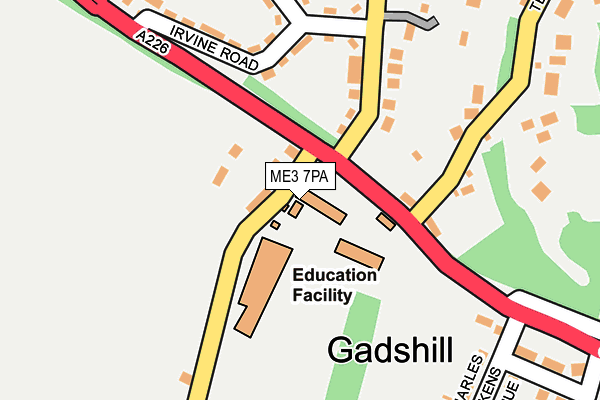 ME3 7PA map - OS OpenMap – Local (Ordnance Survey) ME3 7PA map - OS OpenMap – Local (Ordnance Survey)