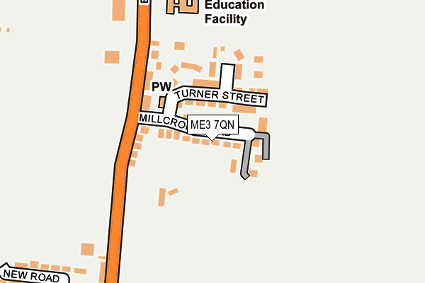 ME3 7QN map - OS OpenMap – Local (Ordnance Survey) ME3 7QN map - OS OpenMap – Local (Ordnance Survey)