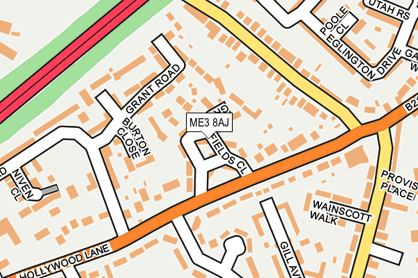 ME3 8AJ map - OS OpenMap – Local (Ordnance Survey) ME3 8AJ map - OS OpenMap – Local (Ordnance Survey)