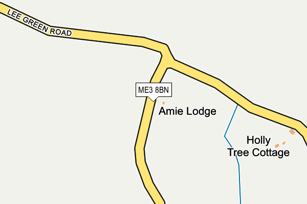 ME3 8BN map - OS OpenMap – Local (Ordnance Survey) ME3 8BN map - OS OpenMap – Local (Ordnance Survey)