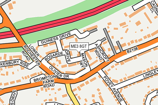ME3 8GT map - OS OpenMap – Local (Ordnance Survey) ME3 8GT map - OS OpenMap – Local (Ordnance Survey)