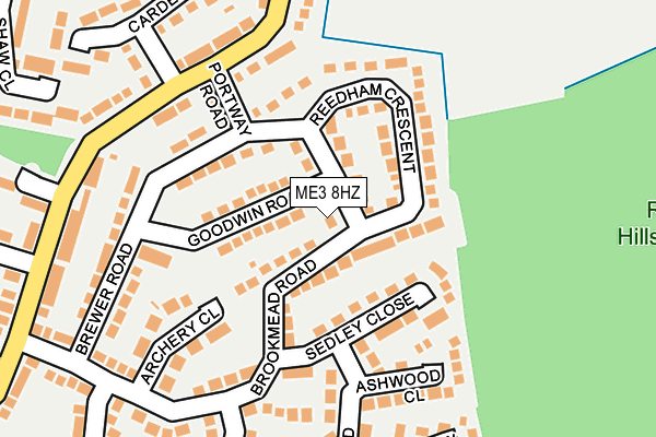 ME3 8HZ map - OS OpenMap – Local (Ordnance Survey) ME3 8HZ map - OS OpenMap – Local (Ordnance Survey)