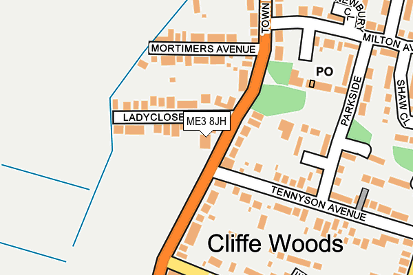 ME3 8JH map - OS OpenMap – Local (Ordnance Survey) ME3 8JH map - OS OpenMap – Local (Ordnance Survey)