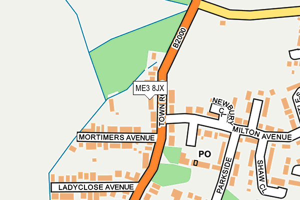 ME3 8JX map - OS OpenMap – Local (Ordnance Survey) ME3 8JX map - OS OpenMap – Local (Ordnance Survey)