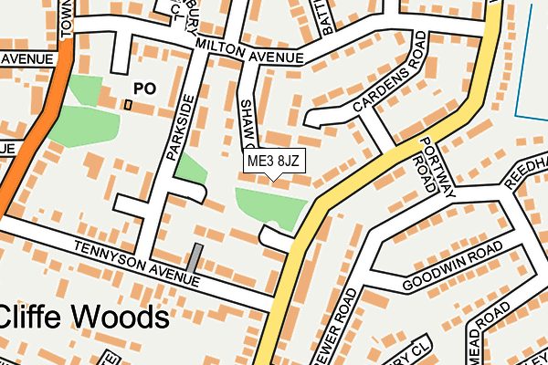 ME3 8JZ map - OS OpenMap – Local (Ordnance Survey) ME3 8JZ map - OS OpenMap – Local (Ordnance Survey)