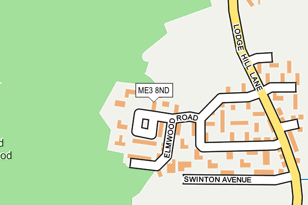 ME3 8ND map - OS OpenMap – Local (Ordnance Survey) ME3 8ND map - OS OpenMap – Local (Ordnance Survey)