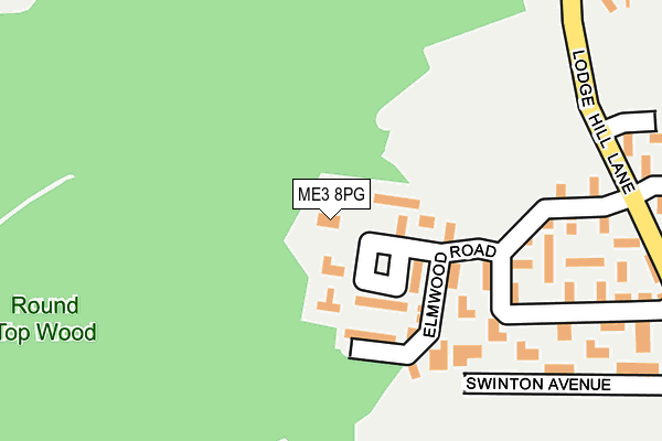 ME3 8PG map - OS OpenMap – Local (Ordnance Survey) ME3 8PG map - OS OpenMap – Local (Ordnance Survey)