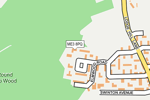 ME3 8PQ map - OS OpenMap – Local (Ordnance Survey) ME3 8PQ map - OS OpenMap – Local (Ordnance Survey)