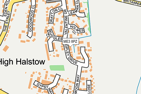 ME3 8PZ map - OS OpenMap – Local (Ordnance Survey) ME3 8PZ map - OS OpenMap – Local (Ordnance Survey)